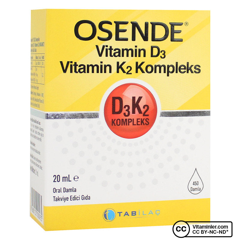 Osende Vitamin D3 + K2 Complex 20 mL Drops
