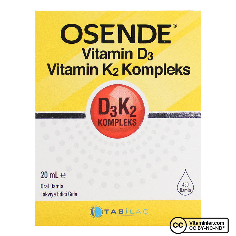 Osende Vitamin D3 + K2 Complex 20 mL Drops