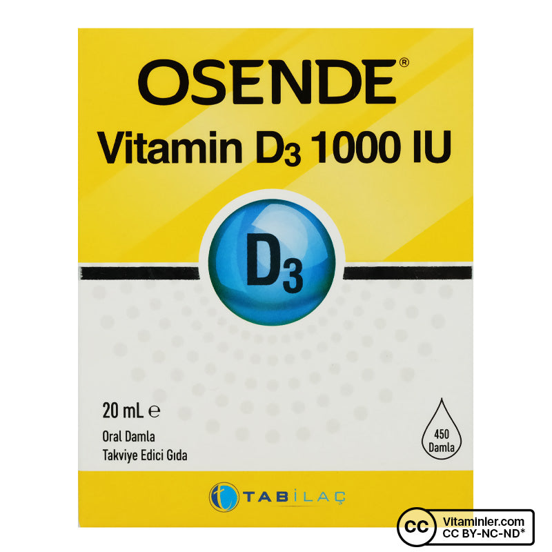 Osende Vitamin D3 - 20 mL Drops