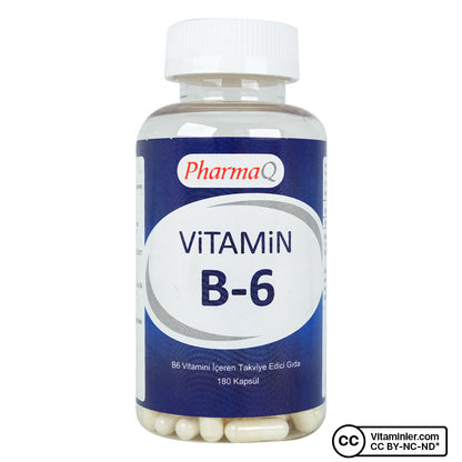 PharmaQ Vitamin B6 180 Capsules