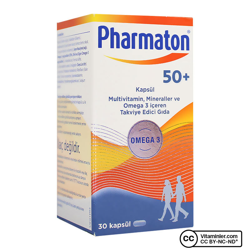 Pharmaton 50 Plus 30 Capsules