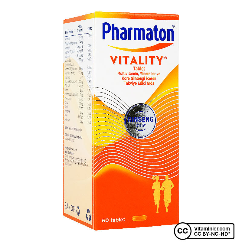 Pharmaton Vitality 60 Tablets