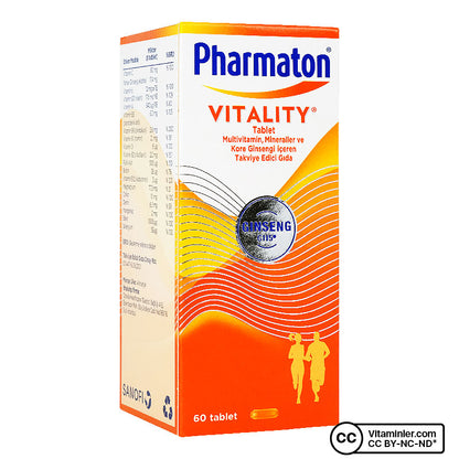 Pharmaton Vitality 60 Tablets