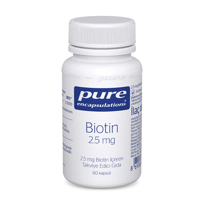 Pure Encapsulations Biotin 2.5 mg 60 Capsules
