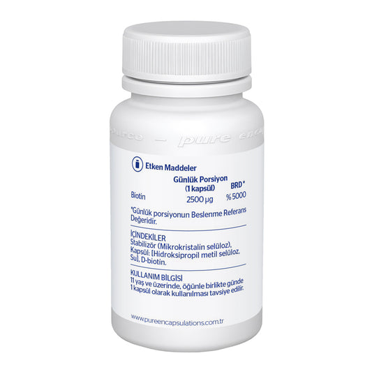 Pure Encapsulations Biotin 2.5 mg 60 Capsules