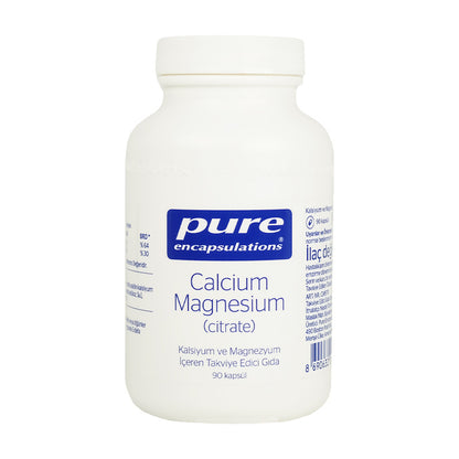 Pure Encapsulations Calcium Magnesium (Citrate) 90 Capsules