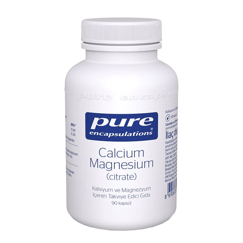 Pure Encapsulations Calcium Magnesium (Citrate) 90 Capsules