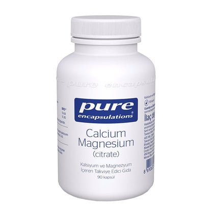 Pure Encapsulations Calcium Magnesium (Citrate) 90 Capsules