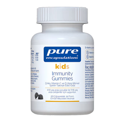 Pure Encapsulations Kids Immunity Gummies 60 Chewable
