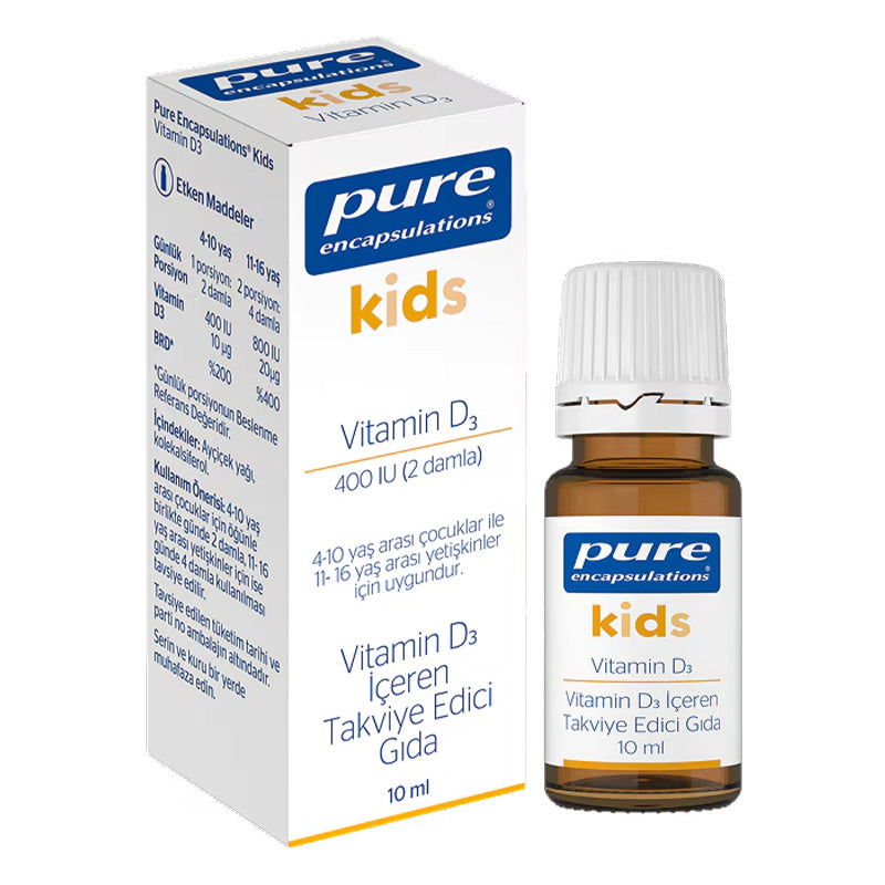 Pure Encapsulations Kids Vitamin D3 Drops 10 mL