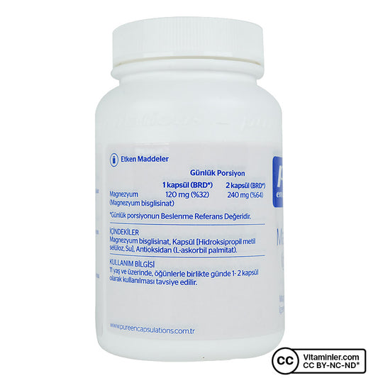 Pure Encapsulations Magnesium (Glycinate) 60 Capsules