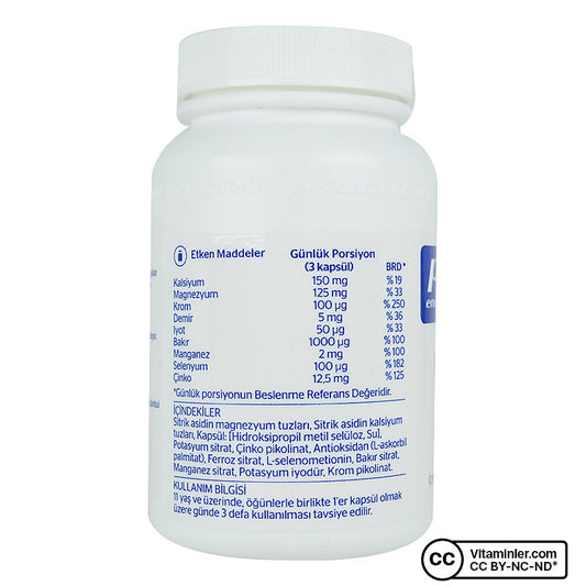 Pure Encapsulations Mineral 650A 90 Capsules