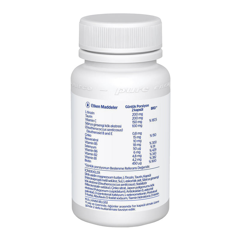 Pure Encapsulations Vitality Complex 30 Capsules