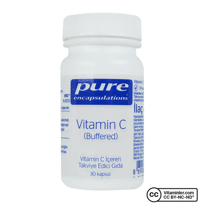 Pure Encapsulations Buffered Vitamin C 30 Capsules