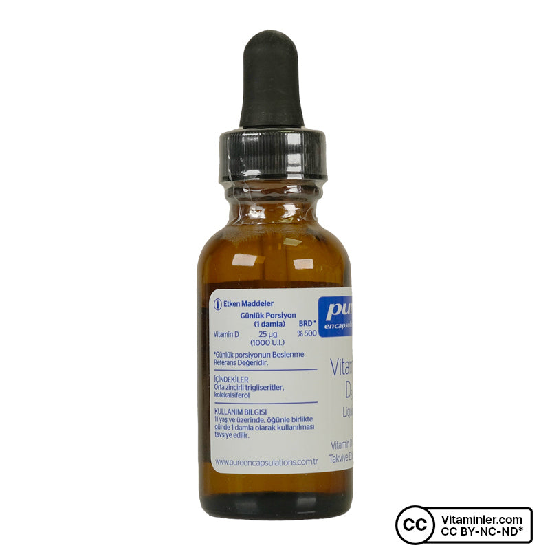 Pure Encapsulations Vitamin D3 Liquid 22.5 mL