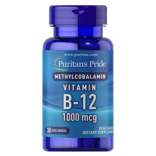 Puritan's Pride Vitamin B12 1000 mcg 30 Tablets