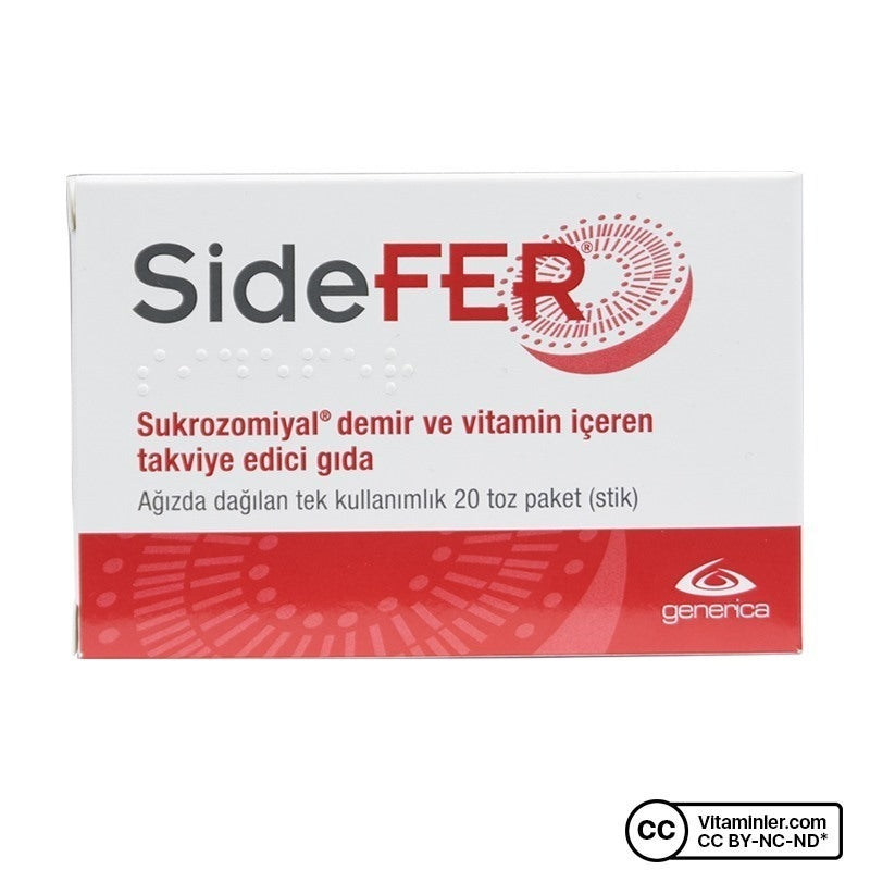SideFER Sucrosomial Iron & Vitamin 20 Sachets