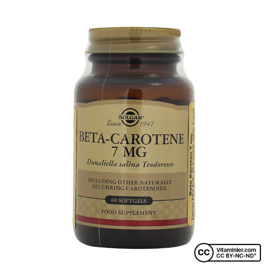Solgar Beta Carotene 7 mg 60 Capsules