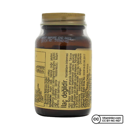 Solgar Beta Carotene 7 mg 60 Capsules