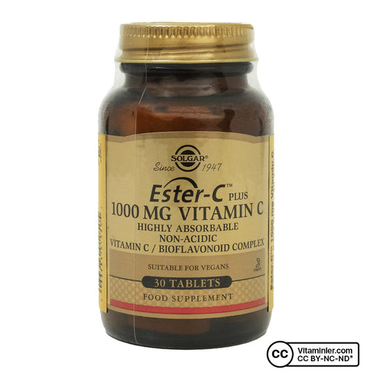 Solgar Ester-C Plus 1000 mg 30 Tablets