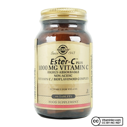Solgar Ester-C Plus 1000 mg 60 Tablets