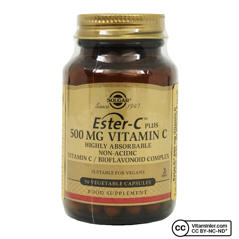 Solgar Ester-C Plus 500 mg 50 Capsules