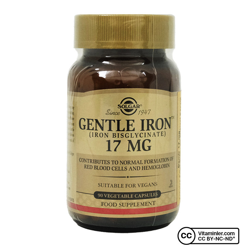 Solgar Gentle Iron 17 mg 90 Capsules