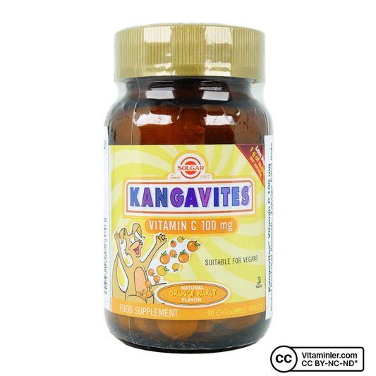 Solgar Kangavites Vitamin C 100 mg 90 Tablets