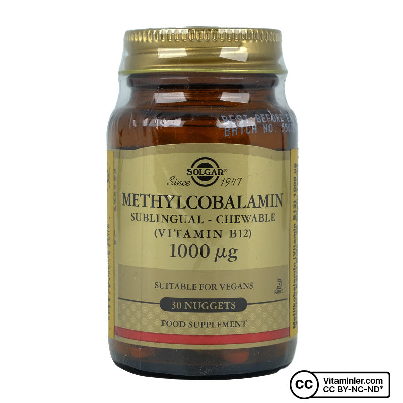 Solgar Methylcobalamin (B12) 1000 mcg 30 Sublingual Tablets