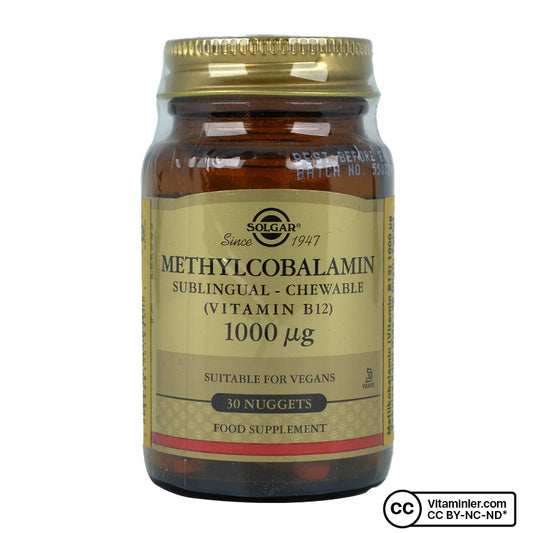 Solgar Methylcobalamin (B12) 1000 mcg 30 Sublingual Tablets