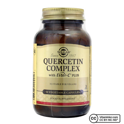 Solgar Quercetin Complex with Ester C Plus 50 Capsules