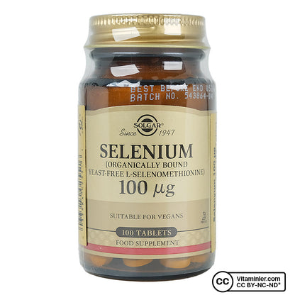 Solgar Selenium 100 mcg 100 Tablets