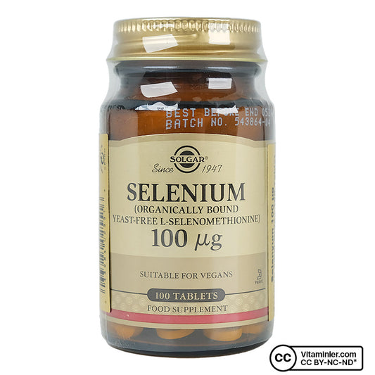 Solgar Selenium 100 mcg 100 Tablets