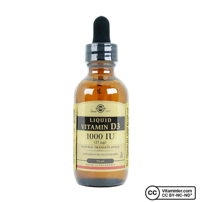 Solgar Vitamin D3 1000 IU 59 mL Drops