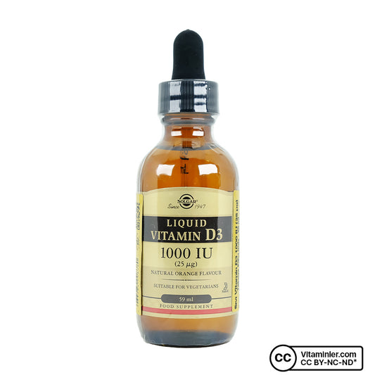 Solgar Vitamin D3 1000 IU 59 mL Drops