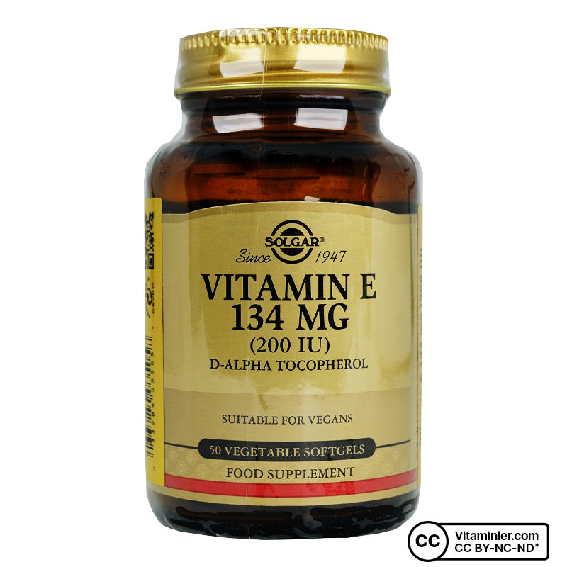 Solgar Vitamin E 200 IU 50 Capsules