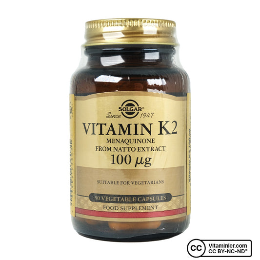 Solgar Vitamin K 100 mcg 50 Capsules