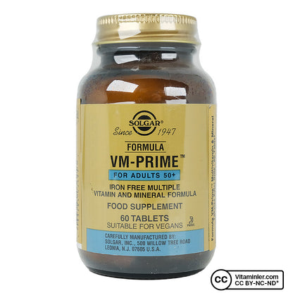 Solgar VM Prime 50+ 60 Tablets