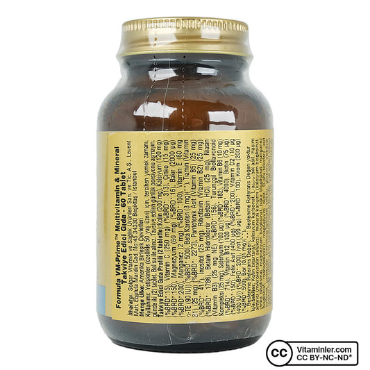 Solgar VM Prime 50+ 60 Tablets