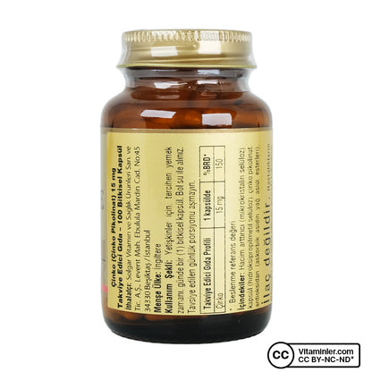 Solgar Zinc Picolinate 15 mg 100 Capsules