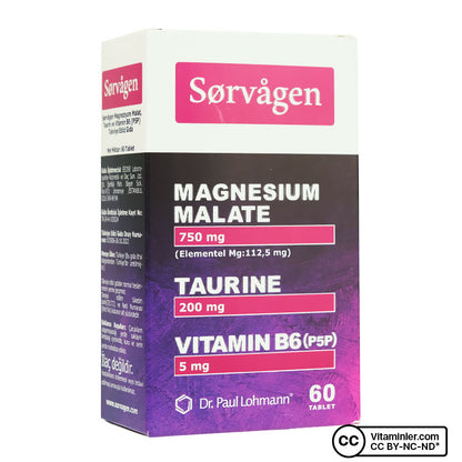 Sorvagen Magnesium B6 60 Tablets