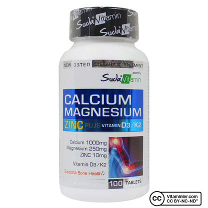 Suda Vitamin Calcium Magnesium Zinc Plus 100 Tablets