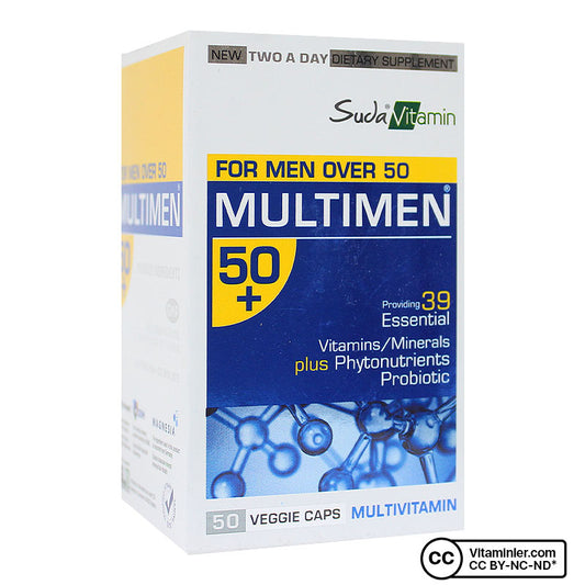 Suda Vitamin Multimen 50+ Multivitamin 50 Capsules