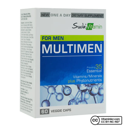 Suda Vitamin Multimen Multivitamin 60 Capsules