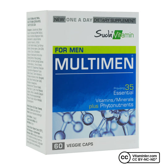 Suda Vitamin Multimen Multivitamin 60 Capsules