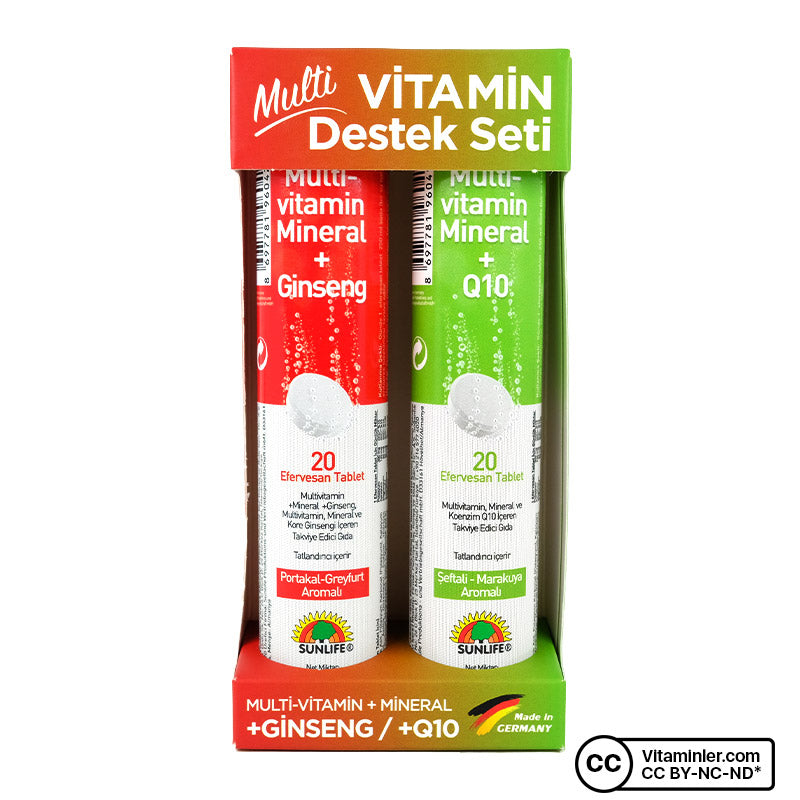 Sunlife Multivitamin Support Bundle 20 + 20 Effervescent Tablets
