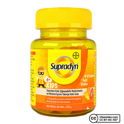 Supradyn Kids Multivitamin 60 Chewable