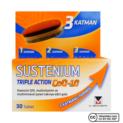 Sustenium Triple Action CoQ-10 30 Tablets