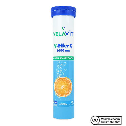 Velavit V-Effer C 1000 mg 20 Effervescent Tablets