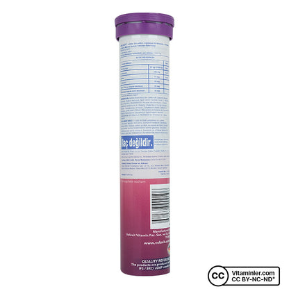 Velavit V-Effer D3 with L-Cysteine 20 Effervescent Tablets